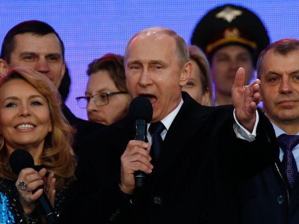 Владимир Путин выступил на концерте в честь пятой годовщины Крымской весны