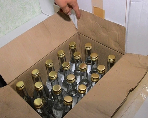 В Симферополе пресечена попытка торговли контрафактным алкоголем